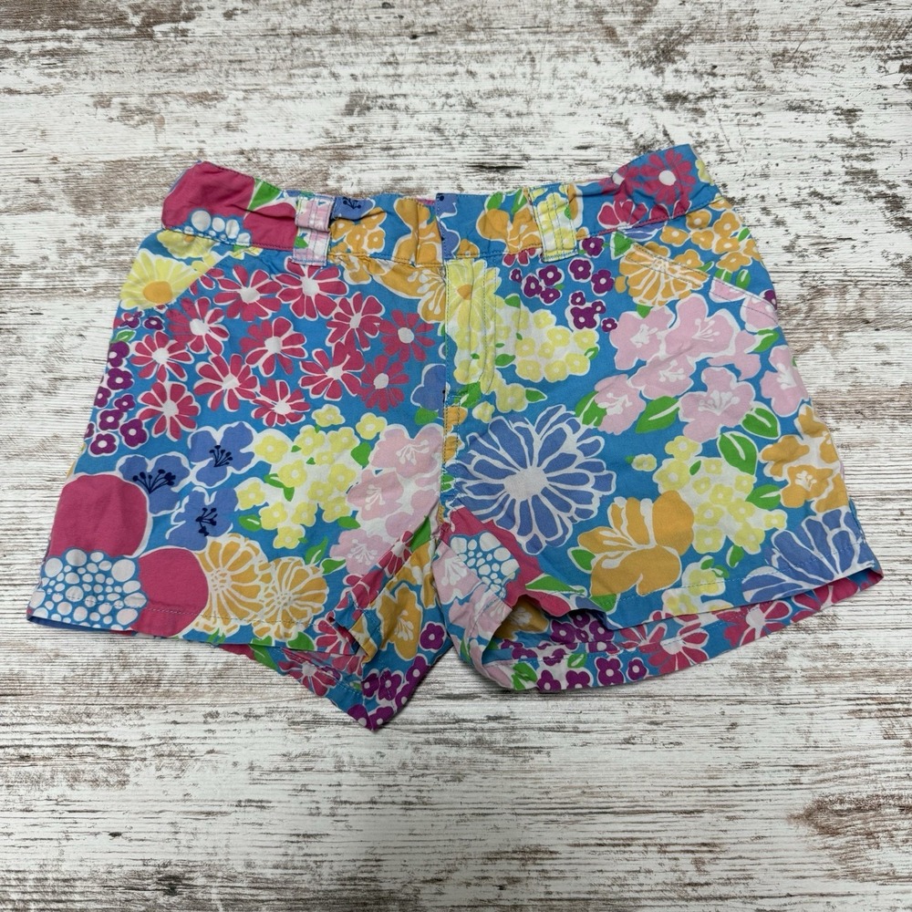 Vintage‎ Lilly Pulitzer Palm Beach Fit Floral Shorts, Girls Size 7, Beach Summer